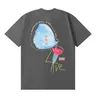 Blanc noir classique designer t-shirt d'été à manches courtes fleur de lotus rouge hommes femmes t-shirt t-shirt vêtements pour hommes