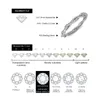 Cluster Ringen Daisini 2023 30 Stuks D Kleur Moissanite Diamond 925 Zilveren Bruiloft Eternity Ring Band Sieraden Cadeau Voor Vrouwen