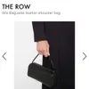 Designer The Row Balde Bags Bolsa de lápis Smão de cilindro de cilindro de design pequeno Bolsa de mão de mão alta feminina