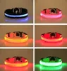 Fournitures pour animaux de compagnie Nylon LED collier de chien de compagnie nuit sécurité clignotant lueur dans le noir laisse de chien chiens colliers fluorescents lumineux rapidement 2227083