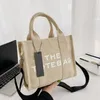 Marc 2023 MJ the Tote Handtasche Designer Umhängetasche Griff Schwarz Praktische große klassische Kapazität Münzbörse Totes Umhängetaschen