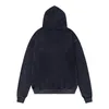 2024 Herfst Winter Nieuwe Hoodie Wassen tot Zware Katoenen Hoodie Heren