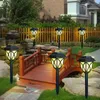 Садовые украшения, уличные фонари на солнечной энергии, водонепроницаемый светодиодный светильник