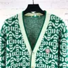 Chandails pour hommes Casablanca Manteau tricoté 23aw Hommes Desigenr Veste en tricot Pull de mode Nouveau Casablanca Chemise Nouveau Vneck Écran Jacquard Manteau Lâche Cardigan Vert s