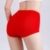 Dames slipje 4 plus maat rood ondergoed dames katoen met hoge taille buik ondergoed dames ondergoed 230410