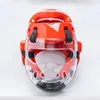 Ski Helmets Clear Detachable Taekwondo Helmet For Easy Wearing Mask Head Cover Sports Protection 231109