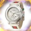 Crime Premium Uomo Donna Grandi Orologi Movimento al quarzo 45mm Orologio maschile Orologio con diamanti Anello Cintura in pelle Vetro zaffiro relogio2569