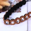 Diy Pearl Pärled Hårband Rhinestone Elastic Hair Band Bohemian Headwear Women Ethnic Vinatge Headband Hårtillbehör