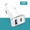 12W Car Charger PD USB Dual Port Phone Chargring 2.4A Dual Port Without Package