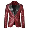 Nuovo autunno e inverno Nuovo vestito da uomo Performance Dress Stile punk Casual One Button Suit Abito popolare da uomo