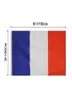 Fransa Fransız Bayrakları Ülke Ulusal Bayrakları 3039x5039ft 100D Polyester Canlı Renk Yüksek Kalitesi ile İki Pirinç Gromets4401986