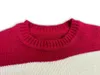 Pull designer pull femme pull en tricot pull de Noël ras du cou simple boutonnage ordinateur pulls tricotés pour hommes pull surdimensionné chemise à manches longues