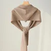 Шарфы BELIARST, шаль из 100% чистой шерсти, женская сплошная цветная защита для плеч с капюшоном, осенне-зимний теплый вязаный модный шарф 231108