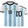 Мужские футболки Argentina Flag 10 Номер футболка DIY Digital Fashion 3D Print с коротким рукавом с представленным футболкой Unisex Casual Sportswear Summer Tops M230409