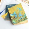 Notepads Chinese Vintage Personal Diary Notebook Antique Tassel Blank Kraft Paper Sketchbook Student 230408