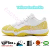 2023 With Box Jumpman 11 Basketball Shoes Men Women 11s Neapolitan Snakeskin Yellow Pink Cement Cool Grey Cherry University Blue Mens Trainers Sport Sneakers Size 13