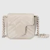 Fashion Waist Bag Outdoor Women's Shoulder Bag Metal Logo Design Classic Style Mini Chain Bag