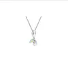 Collier Pandoras S925 Argent Océan Coeur Brillant Évider Galaxie Couronne Élégante Collier De Rêve Coloré Cadeau Saint Valentin Boîte Pandora Charms Collier