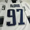 빈티지 2021 97 Connor McDavid Hockey Jerseys #94 Ryan Smyth Koho Oil Jersey Stitched Navy Blue 40th White Jersey