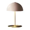 Tischlampen Postmoderne kreative Lampe für Wohnzimmerdekoration Art El Lobby Nachttisch Schlafzimmer Pink Shade Gold Base Light
