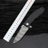 Nuovo arrivo di arrivo Z T0562 Flipper Pocket Pocketing KIFE D2 Titanium Punto di caduta Blade G10/ Handle in acciaio inossidabile Cuscinetti a sfera aperti rapidi con scatola di vendita al dettaglio