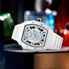 Relógios de pulso de alta qualidade relógio masculino quartzo onola moda relógio impermeável fita de silicone para homens