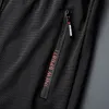 Mäns byxor Summer Breattable Mesh Black Sports Pants Men's Jogger Sports Pants Men's Casual Track Pants 7xl 8xl 9xl 230410