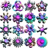 Clover Colorful Hand Spinner Alloy Fingertip Top Toys Interphalangeal Spiral Decompression Toy for Kids