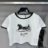 Designer été femmes t-shirt Shirt La version correcte de Summer Front Carriage Pattern Letter Print