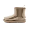 Uggs Ugglie Mini botas clássicas australianas australianas femininas inverno pele de neve bota de cetim peluda bota de tornozelo neve meio joelho curto 35-40