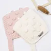 Hair Accessories Solid Color Cute Princess Baby Knitted Hat Winter Warm And Cold Beanie Fancy Hairball Soft Comfortable Adjustable Size