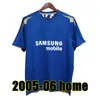 CFC 1999 Maillots de football rétro Lampard Torres Drogba 01 03 05 06 07 08 Maillots de football pour hommes Camiseta WISE Finals 2011 12 14 15 17 TERRY ROBBEN GULLIT Manches longues