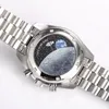 OMEGAWATCH FULLE OMEGAS OMEGAS LIMITED ROCKET EDITION WATCH PAIRED 자동 스포츠 기계식 지구 자서전 원래 운동 복식이 두 배의 사파이어 Expen