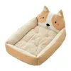 kennels pens Rectangle Dog Bed Sleeping Bag Kennel Cat Puppy Sofa Bed Pet House Winter Warm Nest Soft Beds Portable for Pets Cats Basket 231109