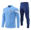 23/24 City Kids Man de Bruyne voetbaltrainingspakken GREALISCHE SUPPLEMETENT JAAD FOTTBALL TRAININGSPAK VASTE MAILLOT DE FOUNT Olympique Tracksuit voetbal Jogging 01