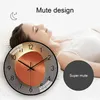 Wall Clocks Accurate Stylish Battery Operated Clock Eco-friendly Indoor Noiseless Home Decor