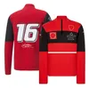 2022 2023 Men's Formula One outdoor sports fashion long sleeve zipper sweater coat F1 team racing suit customized for men and women.