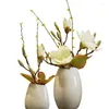 Dekorativa blommor Kinesiska imitation Flower Magnolia Suit Artificial Ornament Bouquet Plastic Indoor Living Room Decoration