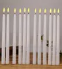 Bateria LED Operating Flickering Flimeless Candle Taper Stick Candle Lampa Hallowmas świąteczne przyjęcie urodzinowe świece BH73314966