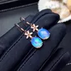 stud arocrings Opal arring nature و 925 sterling Silver Ring Fine Jewelry Gem Size 8 10mm 2pcs