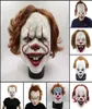 Halloween Horror Props Clown Full Face Masks Movie Peripheral Scary Back To Soul Stephen King039s It 2 Joker Party Mask3782353