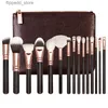 Pincéis de maquiagem Zoeva MakeupBrush Set 15pcs melhor qualidade conjunto de maquiagem profissional sombra eyeliner mistura lápis cosméticos ferramentas com saco pu q231110