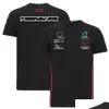 F1 T-shirt forma 1 kombinezon wyścigowy krótkoczepowy letnia koszulka lapowa zwykłe koszule sportowe kobiety męskie logo samochodu upuszczenie dostawy dhcev