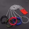 Dog Collars Heavy Duty Metal Enchain Leash Strong Control Chrome Plating Chain Outdoor Pet Puppy Traction Rope Anti Bite Iron