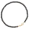 Strand 3mm extremt fint band färgglad obsidian pärla handstring kvinnlig retro personlig designkänsla kristall handjewelry grossist