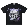 T-Shirts für Herren Vintage Skull Print Shirt Kurzarm T-Shirt 230410