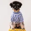 Designer pet camisola inverno quente malha frio tempo animais de estimação casacos pulôver roupas para cães roupas de grife
