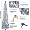 Christmas Decorations Pop Up Artificial Tree Collapsible Pencil Trees for Holiday Carnival Party Year 231110