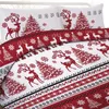 Bedding sets Christmas Duvet Cover Set Snowflake Red Elk Reineer Tree Queen King Double Bedding Set Twin Single Child Kid Adult Year Gift 231109