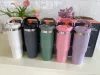 With logo 30oz cup insulated stainless steel outdoor large capacity tumbler reusable leakproof flip outdoor bottles 1110